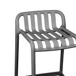 Karrige shanku Zoi PP në nuancë antracit, 56x36x87cm - Image 5