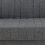 Romina  divan-krevat tre-vendesh me pëlhurë qymyri magazinimi 190x85x90cm - Image 5