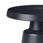 Tavolinë anësore Ginoze Inart, metal i zi D50x50cm - Image 2