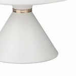 Tavolinë anësore Coozlin Inart, mermer i bardhë metal D70x40cm - Image 3