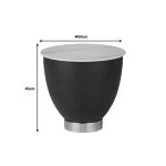 Tavolinë komodine Erasmine Inart gur i sinteruar me mermer të bardhë - Image 7