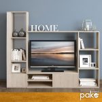 Mobilje televizori Blossom, sonoma 220x32,4x177,5cm - Image 2