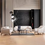 Divan 2 vendësh PWF-0565, stof i bardhë 160x95x67cm - Image 5