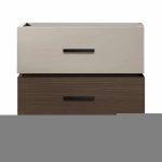 Komodinë Sonlen, MDF në nuancë arre-bezhë 60x40x44,5cm