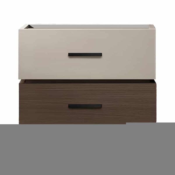 Komodinë Sonlen, MDF në nuancë arre-bezhë 60x40x44,5cm