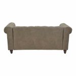 Divan 2-vendësh Incredible, stof kafe 160x84x67cm - Image 4