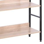 Raft librash Elbo,natyral-çelik i zi 60x28x160cm - Image 4