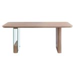 Tavolinë e ngrënies Faghan, MDF kafe 180x90x76cm - Image 2