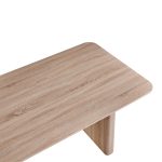 Tavolinë e ngrënies Faghan, MDF kafe 180x90x76cm - Image 5