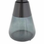 Tavolinë mesi Kunlo Inart, metal-xham i zi D50x53.5cm - Image 3