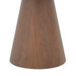 Tavolinë kafeje Kayano, MDF ngjyrë arre, D45x50cm - Image 4