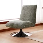 Karrige rrotulluese Remona, stof jeshil-këmbë krom 63x80x80εκ - Image 2