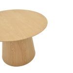 Tavolina Kayano, set 2 copë, MDF me ngjyrë natyrale - Image 4