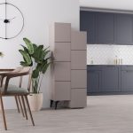 Dollap me shumë perdorime Romane, ngjyrë moka 62.2x37.4x155.4cm - Image 2