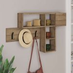 Varëse muri Gamer, melaminë në ngjyrë natyrale 99,5x15x61cm - Image 2