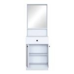 Mobilje ne hyrje Rockder  melamine e bardhe 60x35.5x182.8cm - Image 5