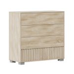 Komodë Bruse, melaminë në nuancë sonoma-lisi 96.7x40.5x92.9cm