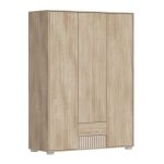 Garderobë Bruse, melaminë në nuancë sonoma-lisi 148.5x56.5x203.2cm