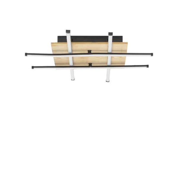 Llambë tavani Plan, led dhe metal ari 30x30x20cm