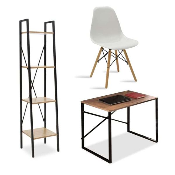 Paketa e mobiljeve per zyre studentore Ramon-Julita-Zayn set 3 cope 90x60x70cm