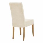 Tavolinë e ngrënies Ditta-Winslow, set prej 5 copë, dru hevea në ngjyrë arre të lehtë 180x85x75cm - Image 3