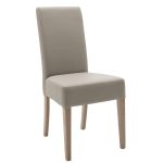 Tavoline ngrenie Ditta-Winslow B komplet  prej 7 copash druri kauçuku ne ngjyre arre e lehte 180x85x75cm - Image 2