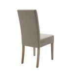 Tavoline ngrenie Ditta-Winslow B komplet  prej 7 copash druri kauçuku ne ngjyre arre e lehte 180x85x75cm - Image 3