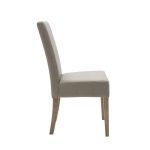 Tavoline ngrenie Ditta-Winslow B komplet  prej 7 copash druri kauçuku ne ngjyre arre e lehte 180x85x75cm - Image 4