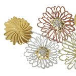 Dekor muri Tutsi Inart, metal shumëngjyrësh, 102.9x5.1x43.2cm - Image 2