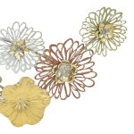 Dekor muri Tutsi Inart, metal shumëngjyrësh, 102.9x5.1x43.2cm - Image 4