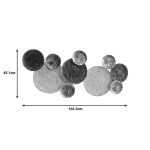 Dekor mur Apto Inart, metal shumëngjyrësh 102.2x3.2x45.1cm - Image 2