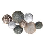 Dekor muri Lorenzo Inart, metal shumëngjyra 103.5x5.1x59.1cm