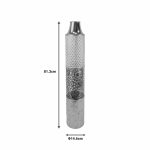 Vazo dekorative Tecna Inart, metal ne ngjyrë ari dhe te bardhë, D14.6x81.3cm - Image 2