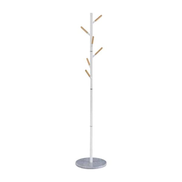 Varëse rrobash Ponziele, metal në nuancë të bardhë D37x174cm