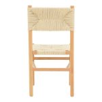 Karrige Oarvine, dru hevea natyral-litar natyral 46x52x88cm - Image 5