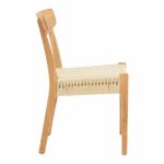 Karrige Eaprine, litar natyral-dru hevea 49x53x77cm - Image 3