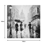 Piktura në telajo Nightdream I Inart 100x3x100cm - Image 2