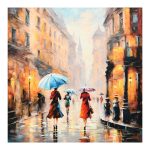 Pikturë në kanavacë Nightdream II Inart 100x3x100cm