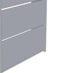 Dollap këpucësh Karol, melaminë në nuancë të bardhë 70x24x113cm - Image 5