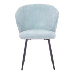 Karrige Karg  ciel pëlhurë-këmbë e zezë metalike 57x62x80cm - Image 4