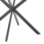 Tavolinë Stoyen I, mermer i bardhë-qeramikë bezhë-metal i zi D120x75cm - Image 4