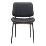 Karrige Kathy, PU e zezë-metalike arre 51x58x81cm - Image 4