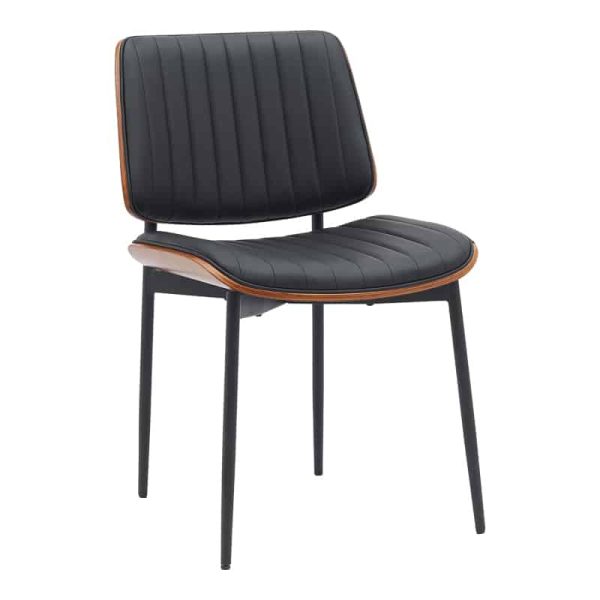 Karrige Kathy, PU e zezë-metalike arre 51x58x81cm