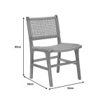 Karrige Sponze, dru tik dhe litar në ngjyrë natyrale 50x58x85cm - Image 7