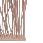 Dekorim i dyshemesë Barbin, dru tik në nuancë natyrale 120x25x200cm - Image 2