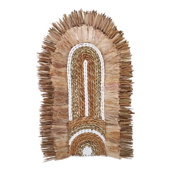 Dekor muri Earsy Inart, mat me ngjyrë natyrale 58x32x8cm