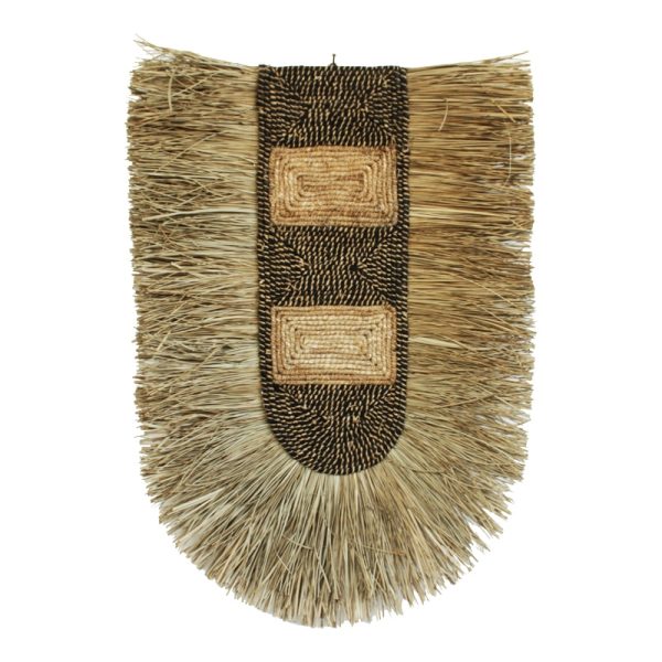 Dekor i murit Mate Baffen I Inart, në ngjyrë natyrale 60x85x10cm