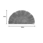 Dekor muri Nairone Inart, abaca në ngjyrë natyrale 85x105x10cm - Image 3