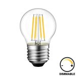 Llambë LED G45 Bulb, 6W E27 transparente