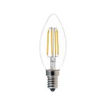 Llambë LED C35 Bulb, 4W 3000K E14 transparent